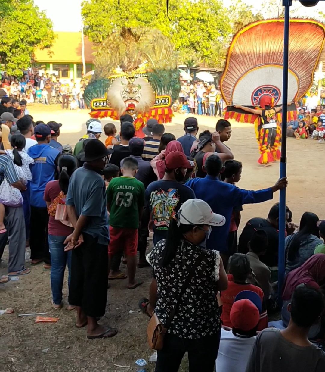 PAGELARAN REYOG PADA PUNCAK PERINGATAN HUT KEMERDEKAAN RI KE 75